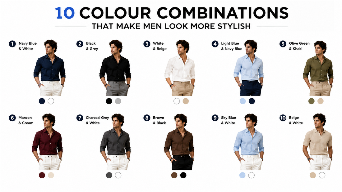 10 Menswear Colour Combinations That Make Men Look More Stylish