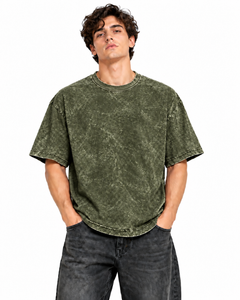 Weekend Oversized Tee Olive Green