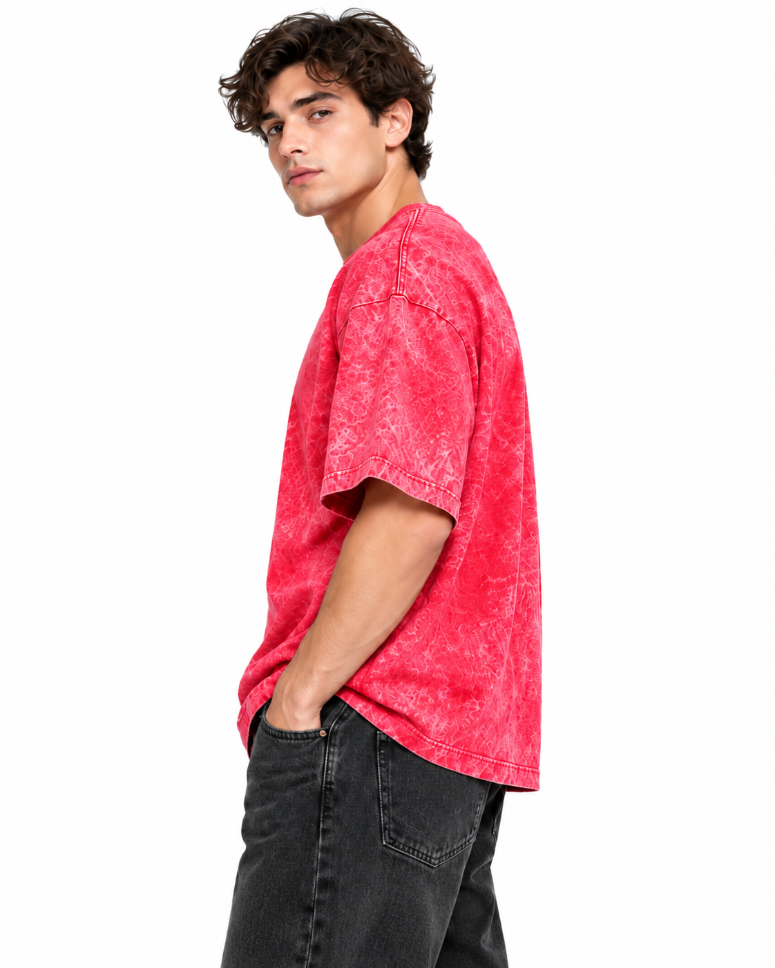 Weekend Oversized Tee Red