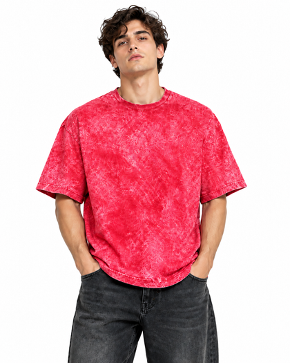 Weekend Oversized Tee Red