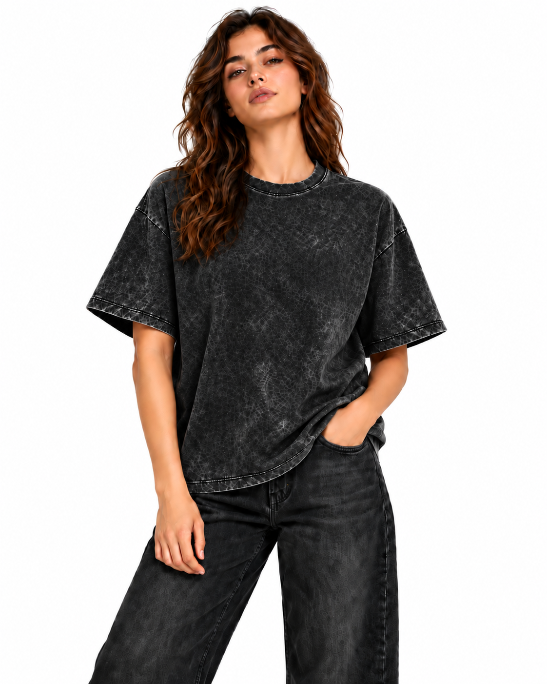 Weekend Oversized Tee Black