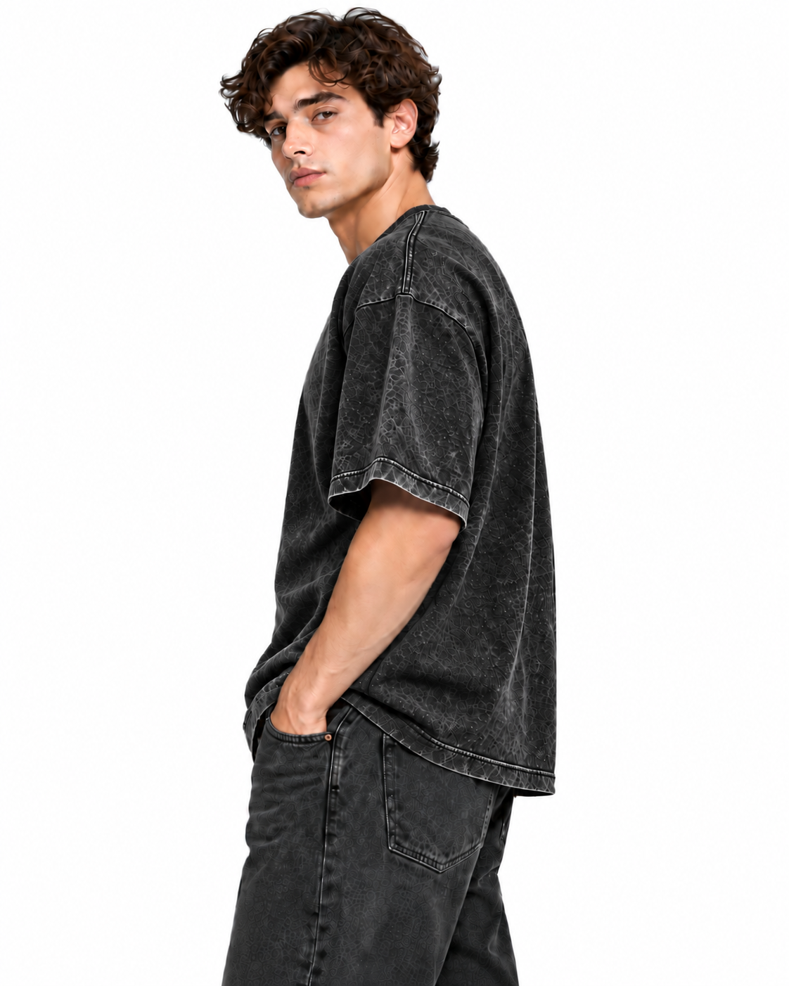 Weekend Oversized Tee Black